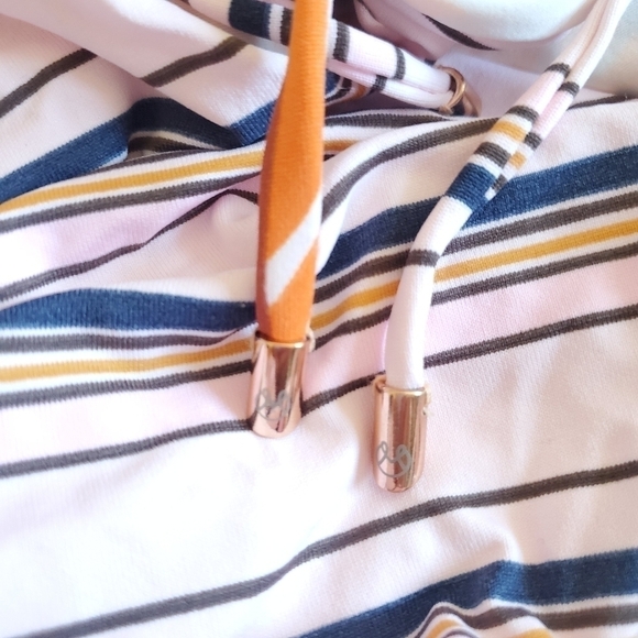 New Maaji Honey Heavenly Striped Reversible One Piece Swimsuit NWT Size Medium - Picture 10 of 16